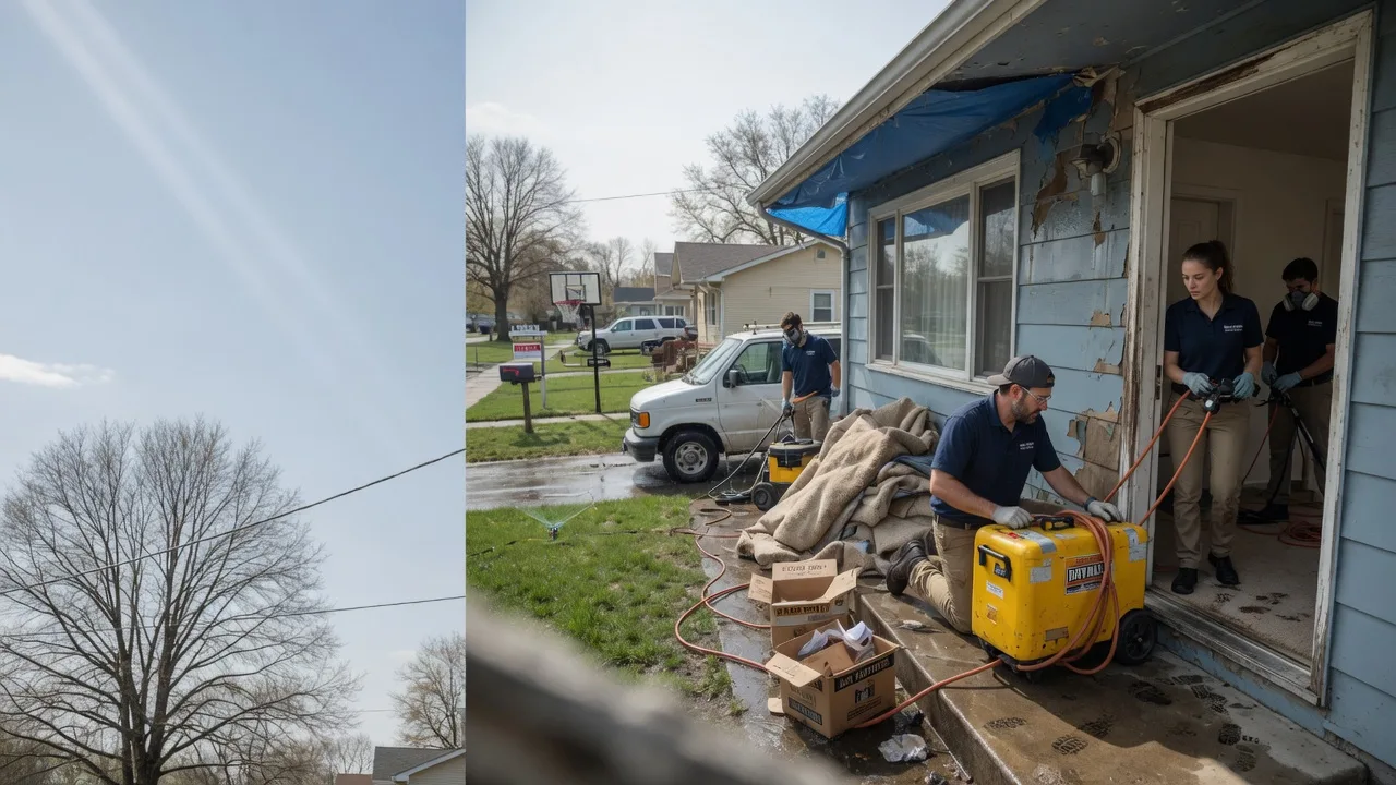 Basement Flood Cleanup in Pine Ridge, SD near me